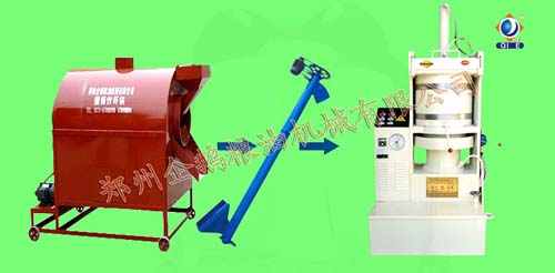 核桃榨油机生产线